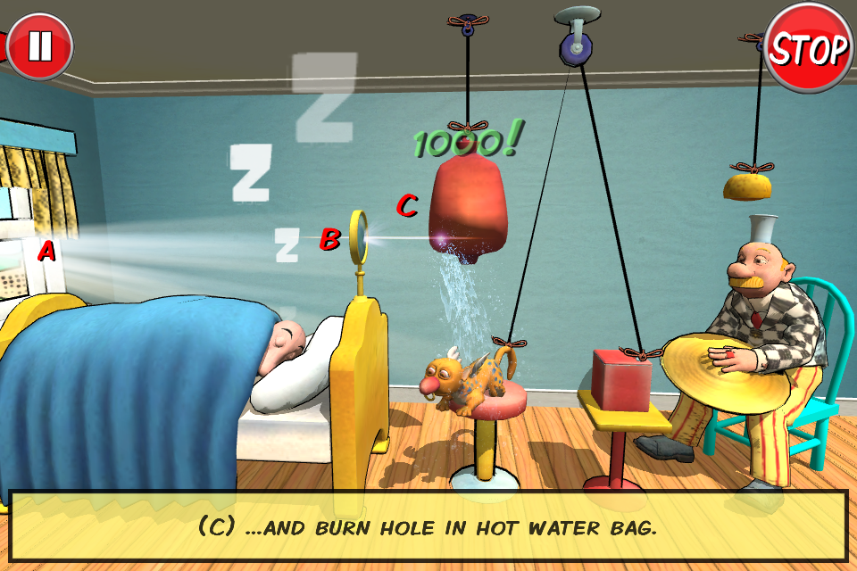 Android application Rube Works: Rube Goldberg Game screenshort