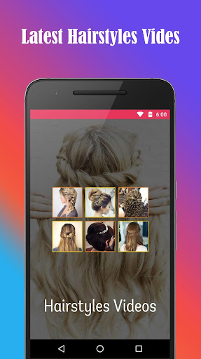 Android application Hairstyles Video Tutorials screenshort