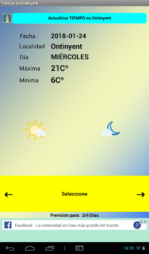 Ontinyent Tiempo Screen 2