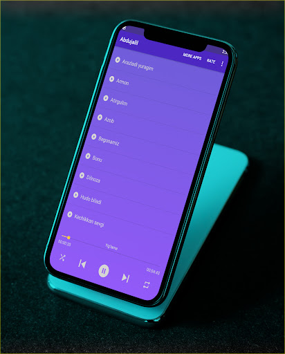 Android application Uzbek Retro qo'shiqlar screenshort