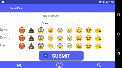 Android application PlateRate screenshort