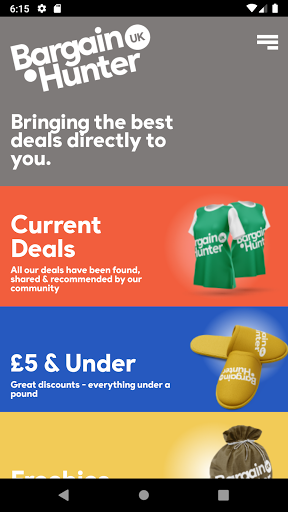 Android application Bargain Hunter UK screenshort