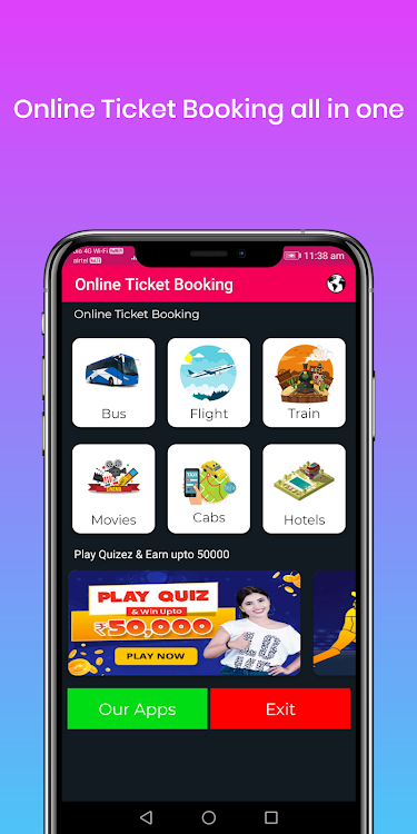 Online Ticket Booking USA - 424.5 - (Android)