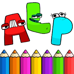 colorear y dibujar el alfabeto