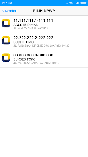 eFaktur Kilat Screen 3
