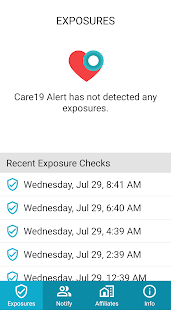 Care19 Alert 1.1 Screenshots 1