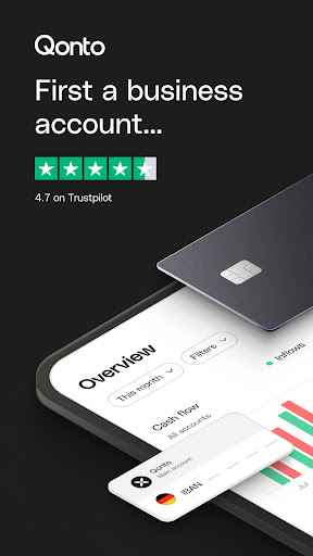 Android application Qonto - Business Finance App screenshort
