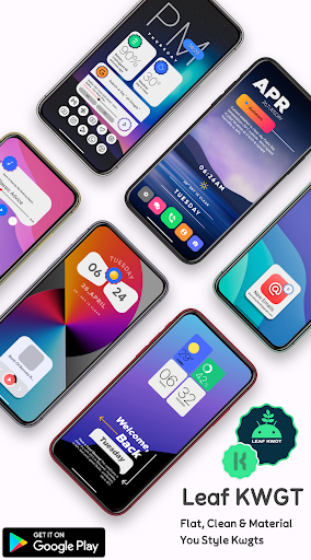 Android application Leaf KWGT screenshort