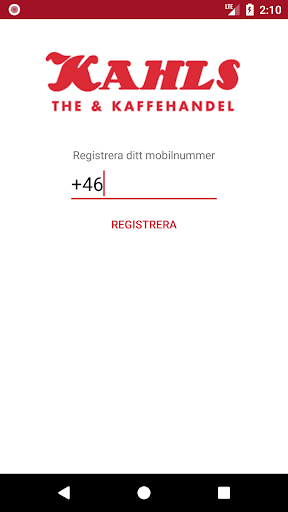 Android application Kahls The & Kaffehandel screenshort