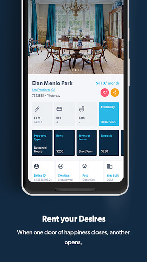 Android application Rent Now screenshort