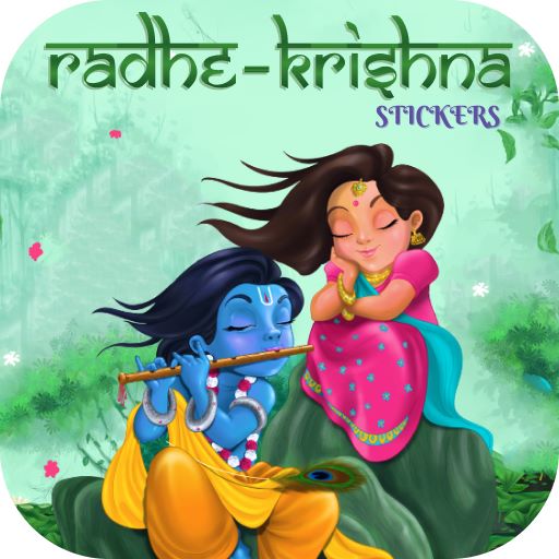 Radha Krishna Image & Sticker
