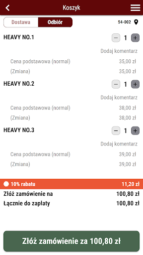 Heavy Meat Burgery i Steki Screen 2