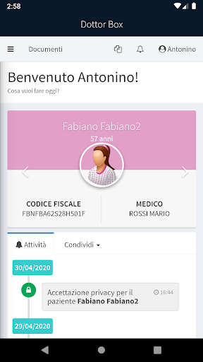 Android application DottorBox screenshort