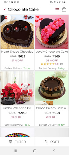 Low Cost Cake Delivery App
