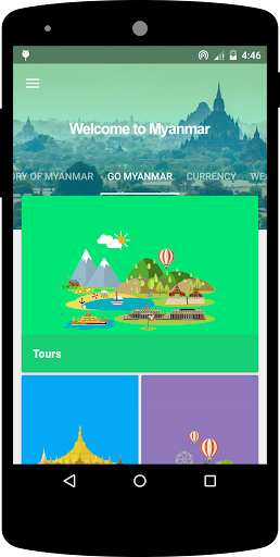 Android application Travel Myanmar screenshort