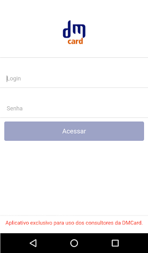 Android application Consultores DMCard screenshort