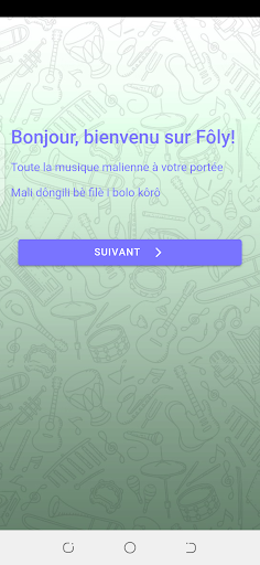 Android application Foly screenshort