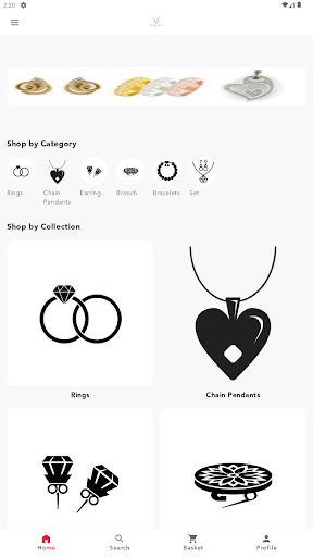 Android application الجواهر العربية screenshort