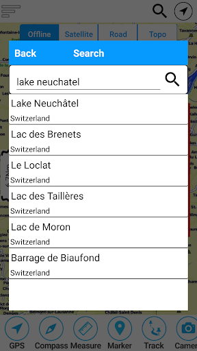 Lake Neuchatel Morat Biel Map Screen 2