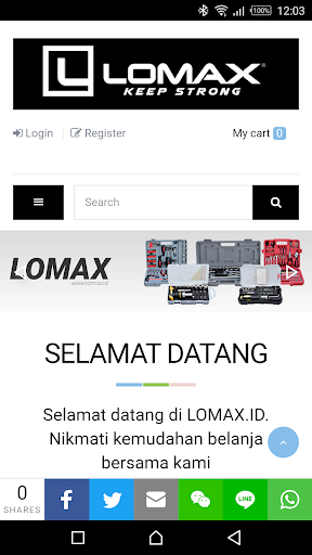 Android application LOMAX.ID screenshort