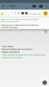 Captura 1 Voz Texto - Texto Voz PDF android