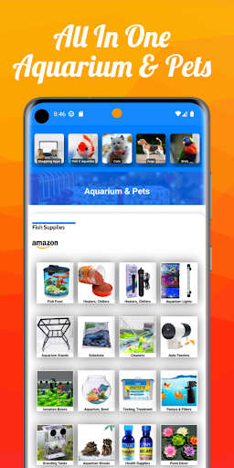 Android application All in One Aquarium Pets Store screenshort