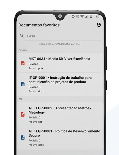 Android application Qualiex Docs screenshort