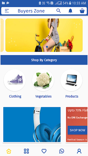 Android application Demo 3 (Variable Product) screenshort