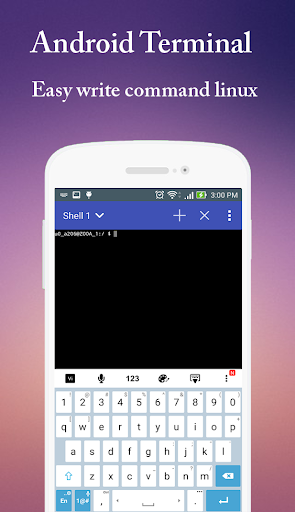 Terminal, Shell for Android Screen 2