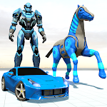 Cover Image of Download Police Horse Robot Car Games 1.0.4 APK