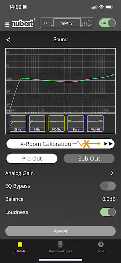 Android application nuControl X screenshort