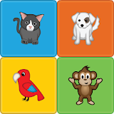 Animals Memory Game for kids icon