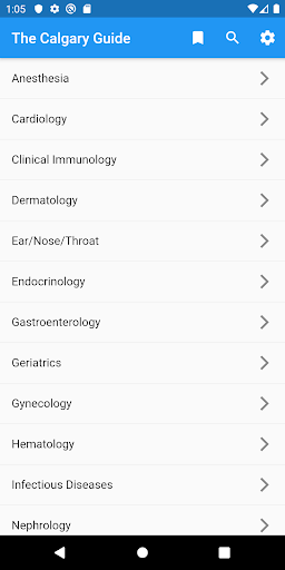 Android application The Calgary Guide screenshort