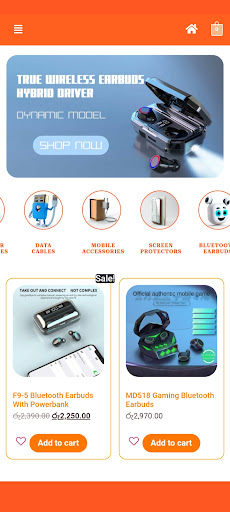 Android application Mocas screenshort
