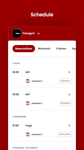 Firengym Screen 3