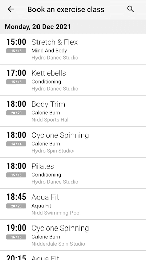 Android application Brimhams Active screenshort
