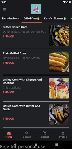 Android application Corn Corner screenshort