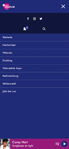Das neue Radio Seefunk Screen 2
