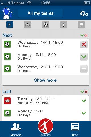 Android application S2S - Secrets to Sports screenshort
