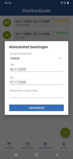 StationGuide Mitarbeiter-App Screen 3
