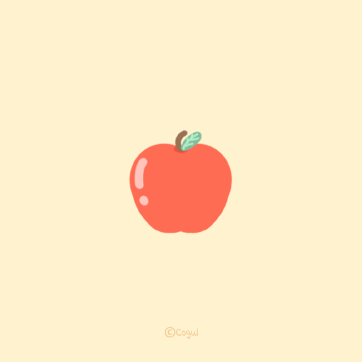 카카오톡 테마 - 심플애플톡_소프트옐로우 logo