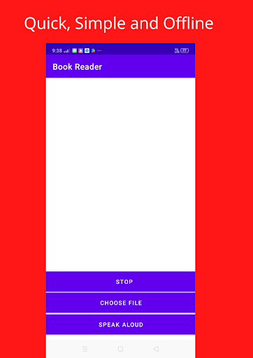 Android application Book Reader 2- PDF to Audio screenshort