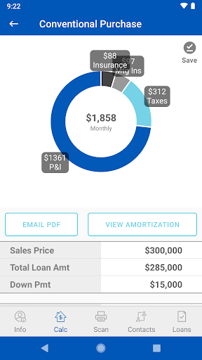 Screenshot of Element Mortgage