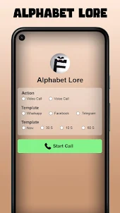 alphabet lore Fake Call