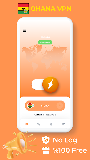 Android application Ghana VPN - Private Proxy screenshort