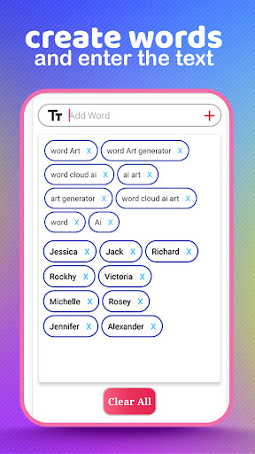 Word Cloud Ai Art Generator Screenshot