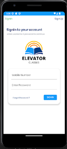 Elevator Classes Screen 2