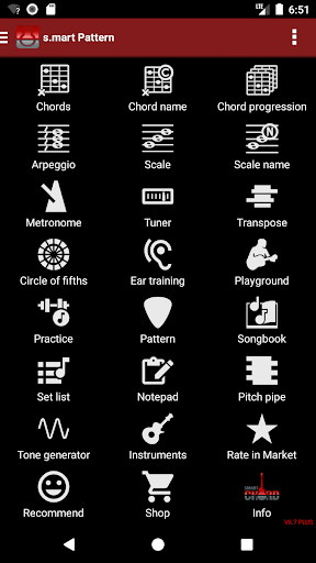 Android application s.mart Picking Pattern Trainer screenshort