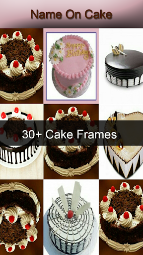 Android application Write On Birthday Cake - Name screenshort