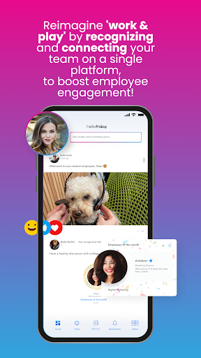 Android application hellofriday screenshort
